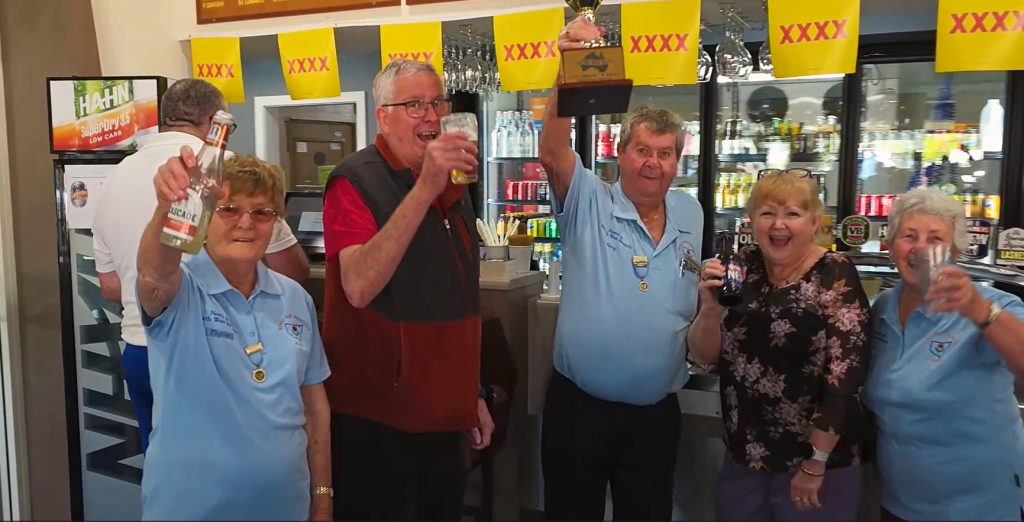 Club members celebrating